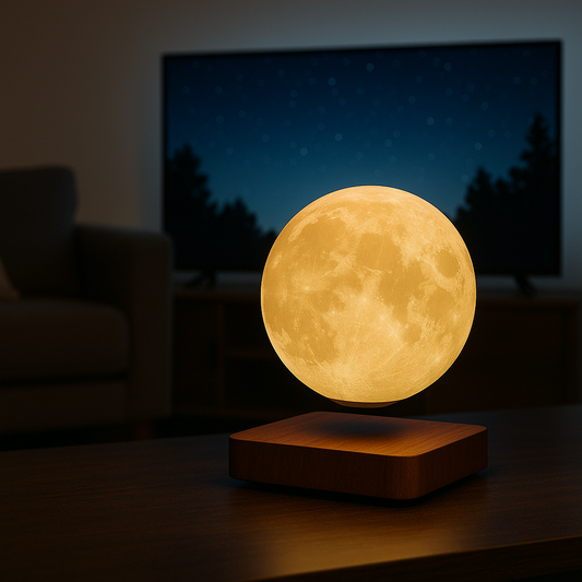 3D Magnetic Floating Levitating Moon Lamp