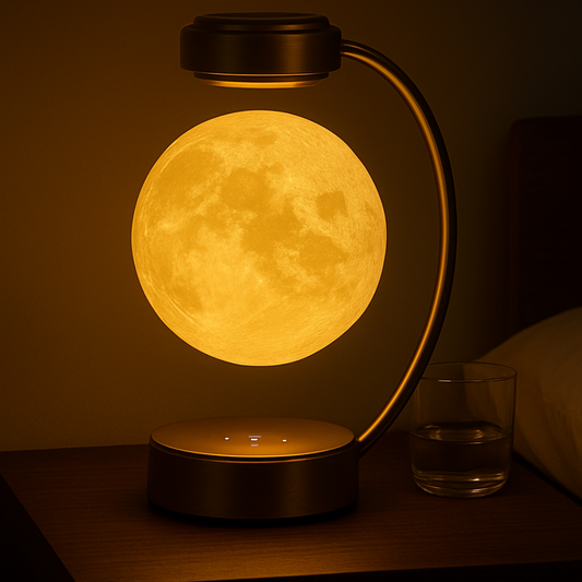 Wireless Magnetic Floating Moon Night Light