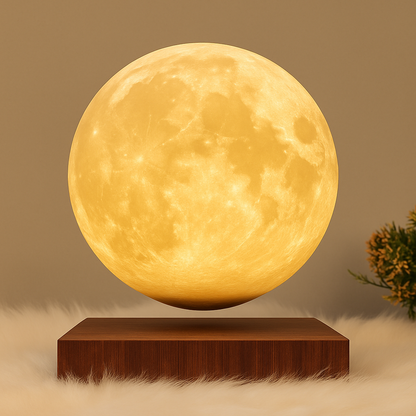 3D Magnetic Floating Levitating Moon Lamp