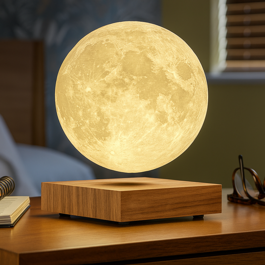 3D Magnetic Floating Levitating Moon Lamp