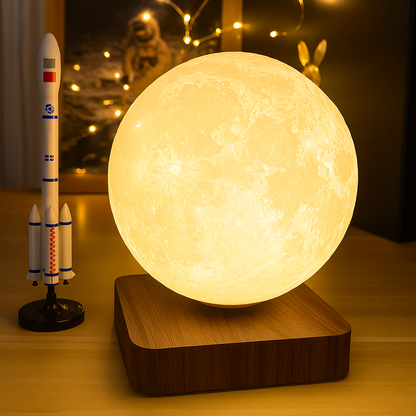 3D Magnetic Floating Levitating Moon Lamp