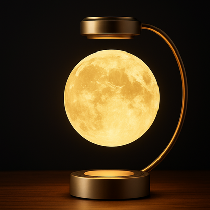Wireless Magnetic Floating Moon Night Light