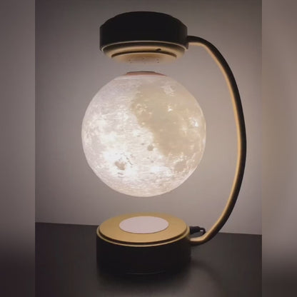Wireless Magnetic Floating Moon Night Light